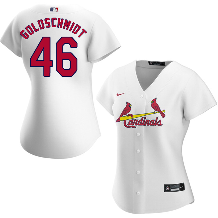 Nike Women #46 Paul Goldschmidt St.Louis Cardinals Baseball Jerseys Sale-White